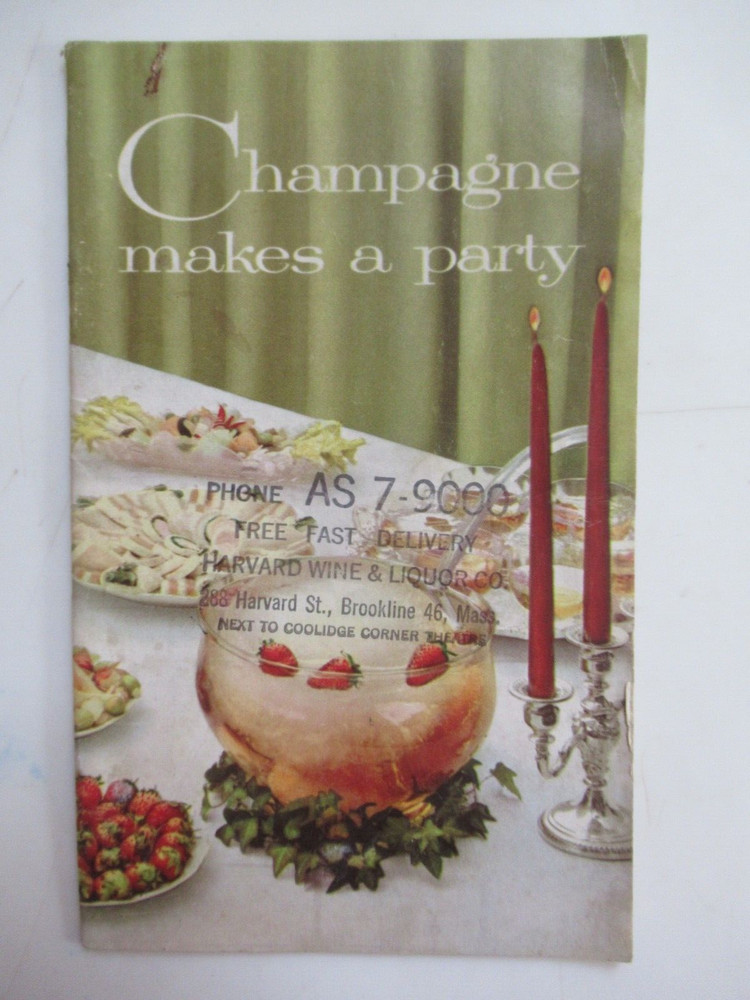 Vintage 1956 Champagne Makes a Party Booklet – The Taylor Wine Company, Inc