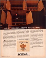 Print Ad Inglenook Charbono WIne Napa 1970 Full Page Large Magazine 10.5&Prime;x13.5&Prime;