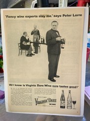 Vintage Virginia Dare Wine Garrett & Co Ad Print