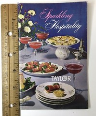 1965 Taylor Wine Sparkling Hospitality Recipe Drink Party Mixer Book AD Booklet
