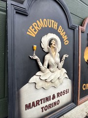 Vintage Leonetto Cappiello Martini & Rossi Torino Asti Cinzano 3D Art 23.5”x13”