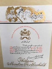 The 1951 Chateau Mouton Rothschild (Specimen) – Label By: Marcel Vertes