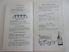 1958 Booklet COME FOR COCKTAILS Taylor Wine Co. Drink & Appetizers Recipes
