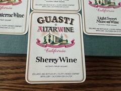 J Fillipi Altar Wine Bottle Labels Religious Communion Mira Loma California