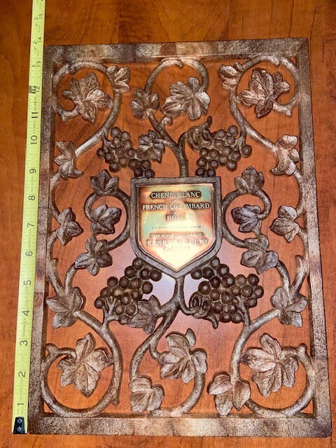 Ernest And Julio Gallo Wine Box Lid CHENIN BLANC French Colombard ROSE