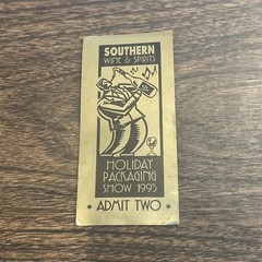 1995 Southern Wine & Spirits Holiday Packaging Show Ticket
