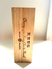 KRUG Clos du Mesnil 300th Anniversary Wood Box 1989. RARE!