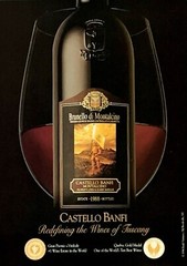 1994 CASTELLO BANFI Redefining the Wines of Tuscany, Italy Original PRINT AD