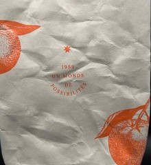 Domaine Chandon Garden Spritz Oranges Insulated Washable Paper Chiller Bag – New