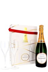 2 Laurent Perrier Champagne Flute France Cocktail Glasses With Box .