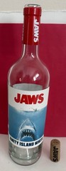 JAWS Amity Island Red & White Wine Bottles (2) – Empty 750ml – 50th Anniversary