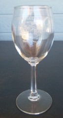 vintage Sequoia Grove Winery wine glass Rutherford California 7&Prime;