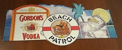 7 BACARDI BREEZER BARTLES JAYMES GORDON&rsquo;S VODKA SEX BEACH VINTAGE CARDBOARD ADS
