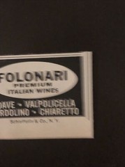 PRINT AD 1961 Folonari Premium Italian Wines Schieffelin & Co New York 2”x3” Ad