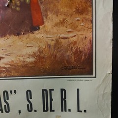 Vintage poster DRUNK FRIAR GROCERY STORE WINE MISION DE SANTO TOMAS LITHO MONK