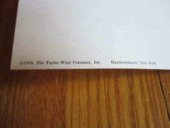Vtg Taylor Wine Hammondsport NY Recipe Cookbooklet Punch Appetizers Party Info