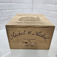 Nickel & Nickel 2000 Napa Tench Vineyard Cabernet Sauvignon Wood Wine Box Crate