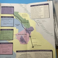 Russian Road Wine Road The Wine Country Map 2007/08