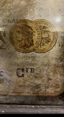 Vintage Framed Old World Liquor Label French E Pichot Paris Reproduction Look