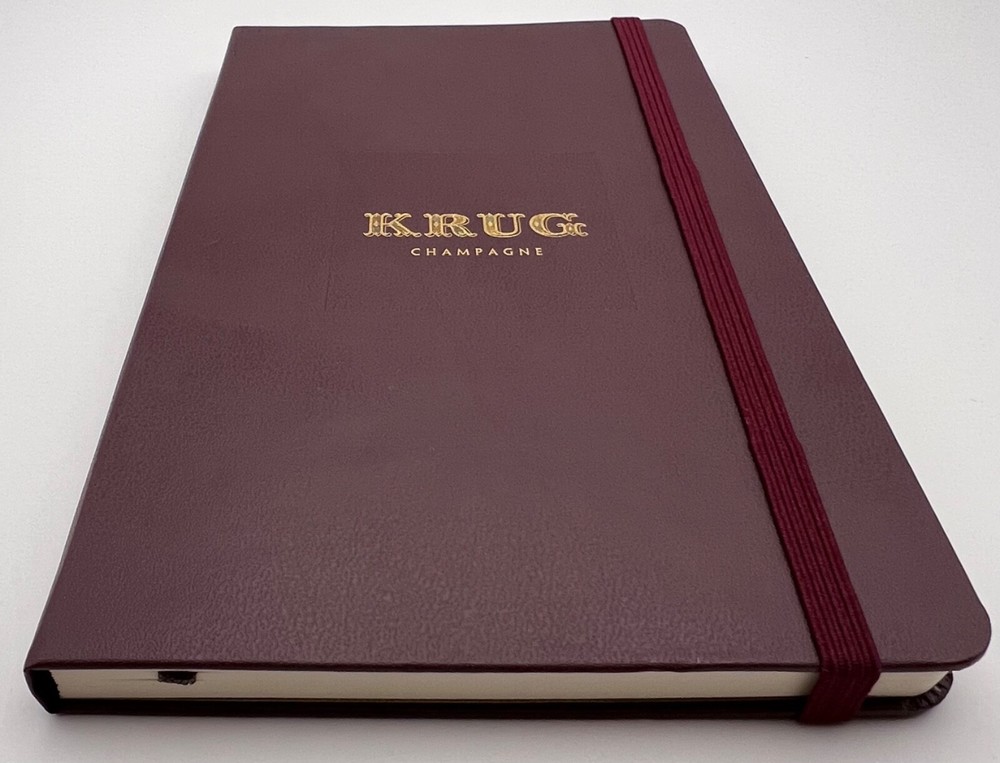 Krug Champagne Moleskine Burgundy Hardcover Lined Notebook – New