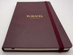 Krug Champagne Moleskine Burgundy Hardcover Lined Notebook – New