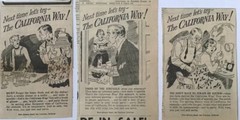 3 1950 newspaper ads for California Wine – Next Time let&rsquo;s Try California Wine