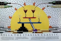 1988 BOLLA Premium Wine The Italian Classic Great Art Vintage PRINT AD