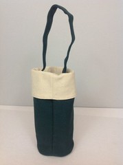 CANARD DUCHÊNE BRUT CHAMPAGNE ISOLATED BOTTLE BAG FRENCH Dark Green