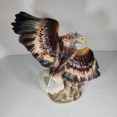 RARE Barsottini Bald Eagle Whiskey Decanter 1970 Ltd. Ed. Vino Rosso 1976 BANFI