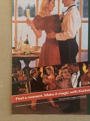 1988 Korbel Champagne PRINT AD Couple Celebrate Holidays – Uncork Magic VTG 80s