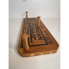 VTG California Table Grapes Wooden Wall Rack Produce Crate Advertising Sign Hook