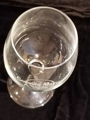 Cousino Macul – Santiago Chile – Wine Glass – White Artwork – 8&Prime; Tall – Rare