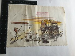 Vintage Paper Placemat Esquire Steak House Tucumcari N.M. Collectible 13X8&Prime;