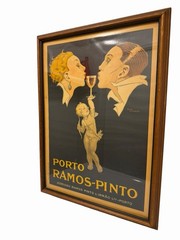 Vintage 1920&rsquo;s French Spirits Poster « Porto Ramos-Pinto » By R. Vincent