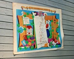 VINTAGE LES VIGNOBLES DE FRANCE PROVENCE FRENCH WINE POSTER 1950&rsquo;S R. H&rsquo;ETREAU