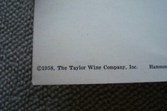 WINES FOR EVERYDAY ENJOYMENT 1958 TAYLOR WINE COMPANY