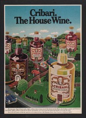 1978 CRIBARI Chablis – Burgundy – Cabernet – Vin Rose – VINTAGE ADVERTISEMENT