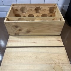 1982 Chateau Clerc Milon 12 Bottle Wooden Wine Case Crate