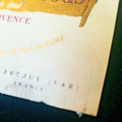 VNTG WINE LABEL 1960 BAPTISTIN CARACOUS Grand vin des Côtes de Provence ROSE