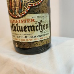 Vtg 1970 Beameister Moselbluemchen German Wine Bottle Empty Collectible brown