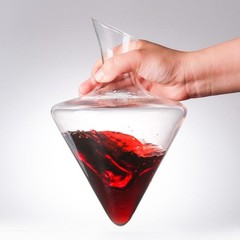 1000ml with Ice Bucket Decanter Lead-Free Crystal Glass Whiskey Vodka Brandy