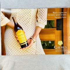 2023 Caymus Vineyards Napa Valley Cabernet Sauvignon 2 Page Print Ad