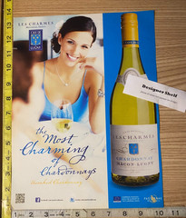 Vin De Bourgogne Les Charmes Chardonnay Wine 2013 Print Advertisement