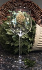 Niebaum Coppola Estate Vineyards Gold Diamond Series Crystal Wine Glass