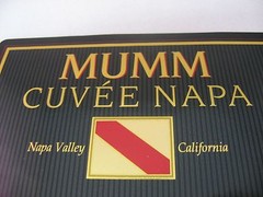 Mumm Cuvée Napa Blanc de Blancs Sparkling Wine Label California Collectible