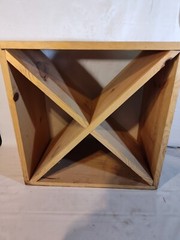 Vintage Ernest & Julio Gallo Wine Wood Bottle Crate Advertising Display 20 X 20&Prime;