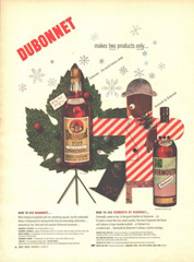 Dubonnet Advertisement 1943 Vermouth and Wine Buy War Bonds Christmas Holiday