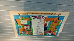 VINTAGE LES VIGNOBLES DE FRANCE PROVENCE FRENCH WINE POSTER 1950&rsquo;S R. H&rsquo;ETREAU