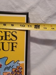 Vintage Georges Duboeuf Framed Poster &rsquo;90&rsquo;s