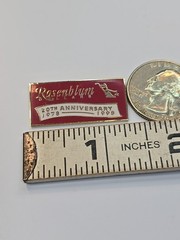 Rosenblum Cellars 20th Anniversary 1978-1998 Lapel Pin Oakland California Winery